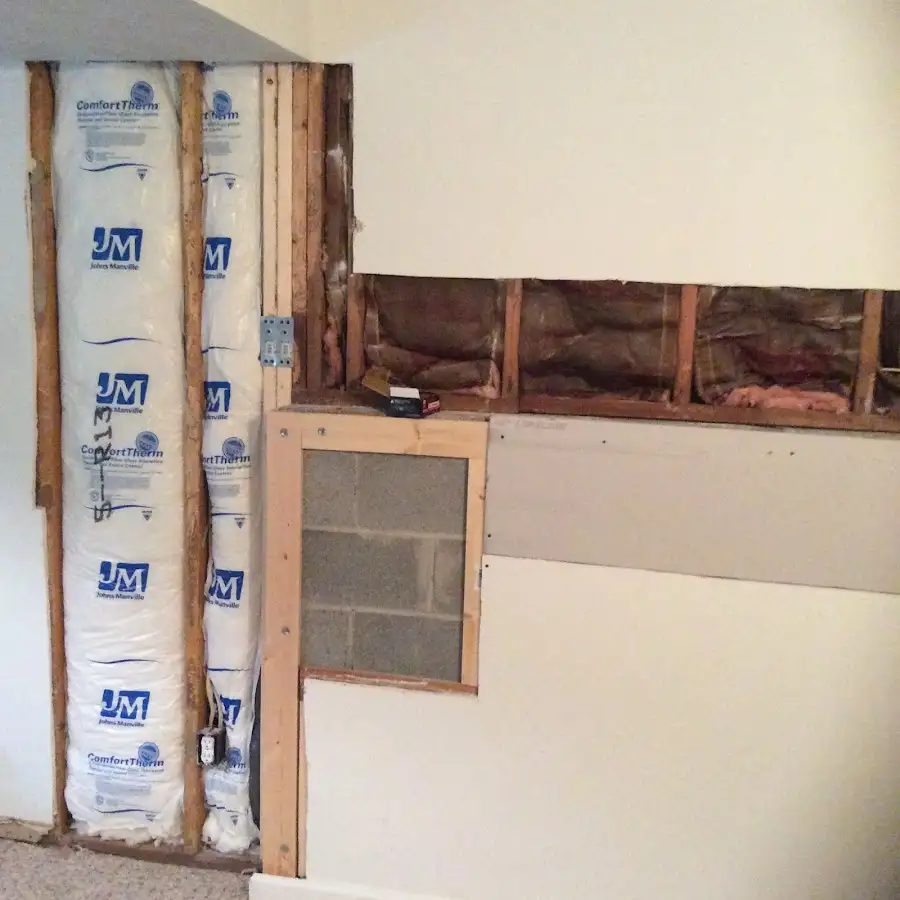 Wall insulation replacement during Structural Drying in Rosamond